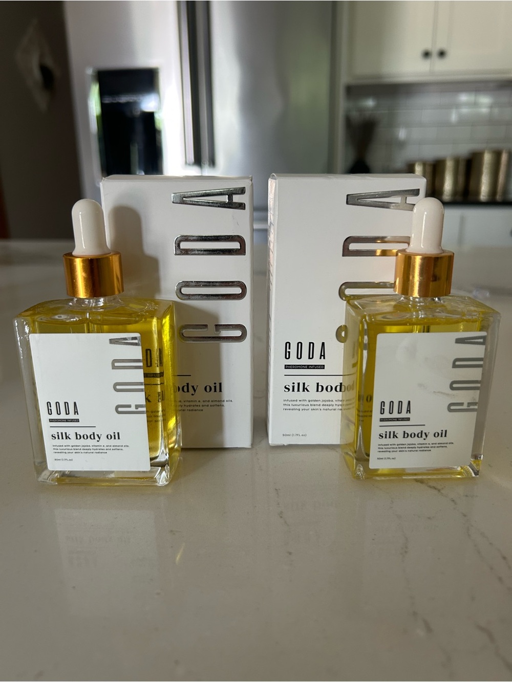 Silk Body Oil — Golden Yellow Nourishing Body Oil